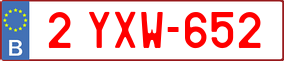 Truck License Plate